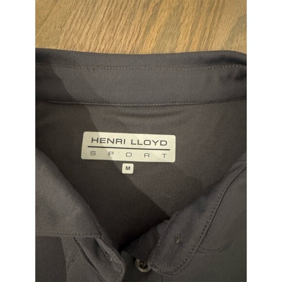 Henri Lloyd Sport Women's Performance Polo Shirt Size M Dark Charcoal Gray - Picture 4 of 8
